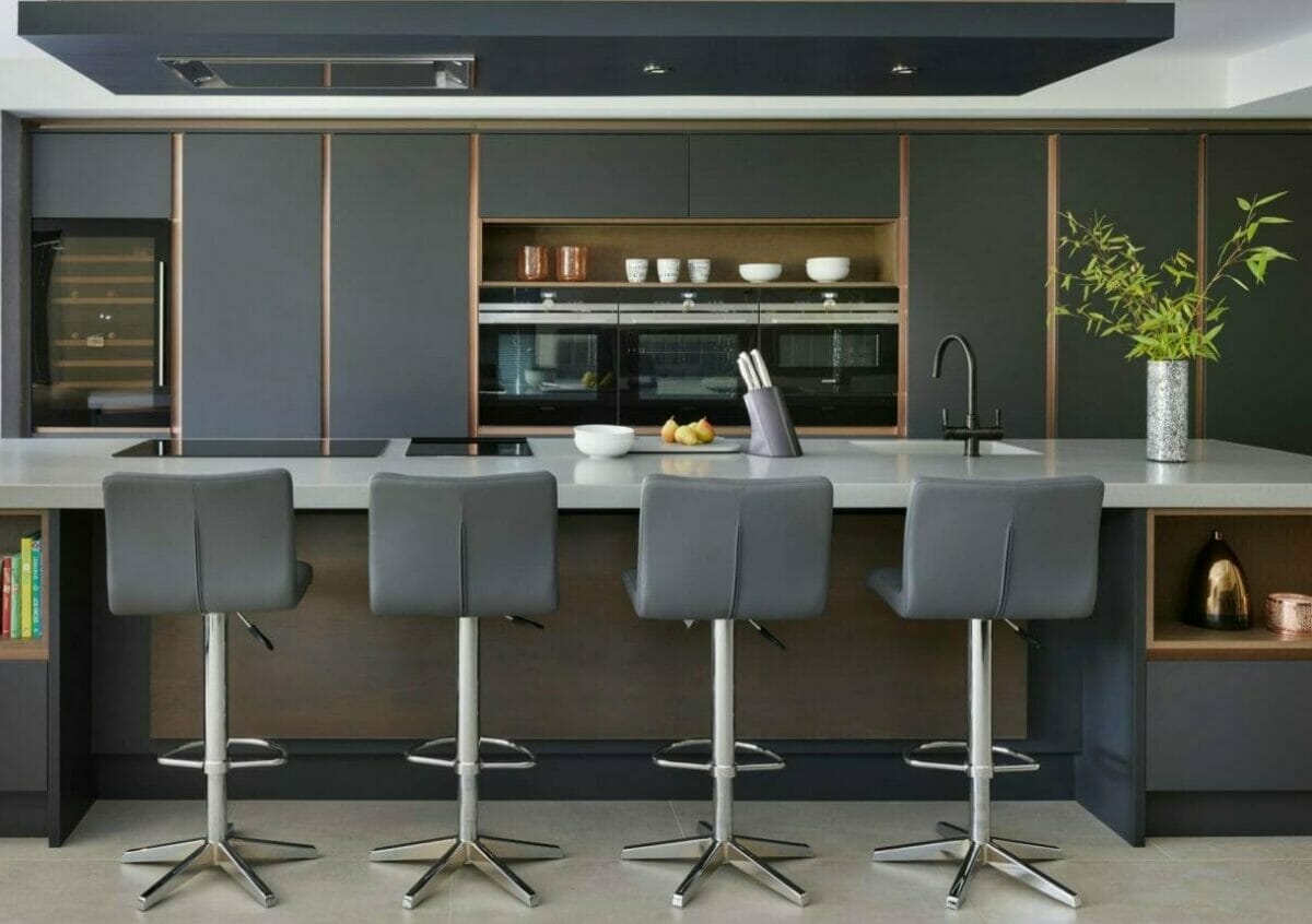 Grey modern kitchen