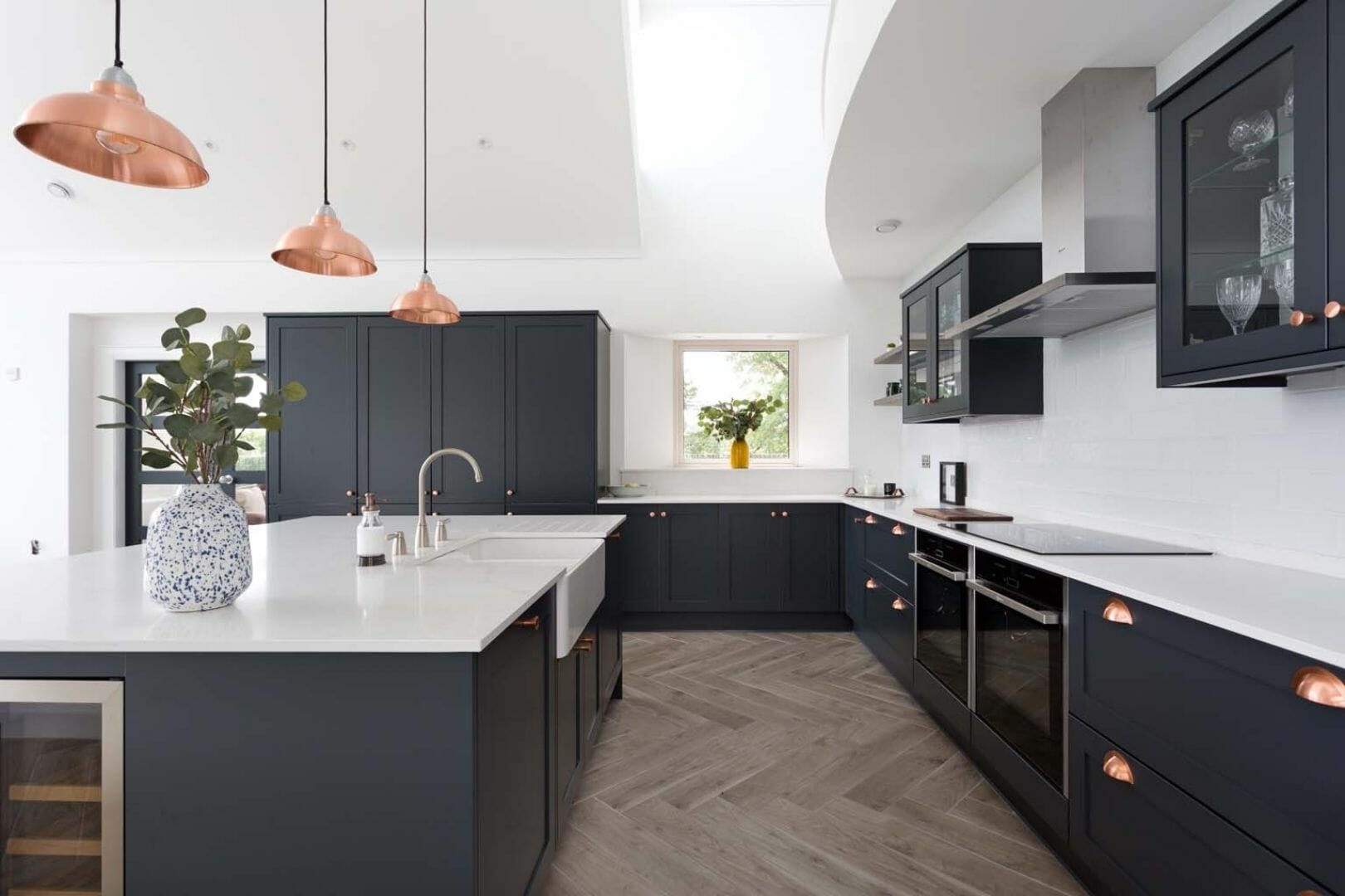 Navy & Copper kitchen Navy & Copper kitchen